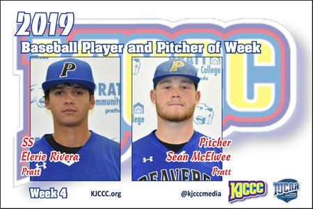 KJCCC Baseball Player and Pitcher of the Week, Wk. 4
