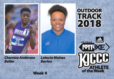 KJCCC Women's Outdoor Track Athletes of the Week, Wk. 4
