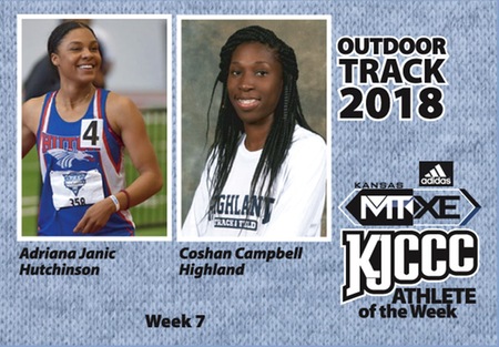KJCCC Women's Outdoor Track Athletes of the Week, Wk. 7