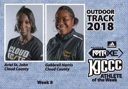 KJCCC Women's Outdoor Track Athletes of the Week, Wk. 8